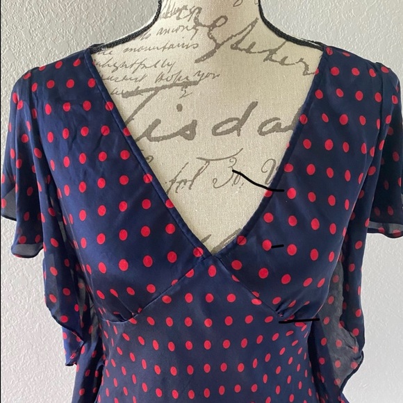 RALPH LAUREN 100% Silk Blouse Size Medium Top - Picture 4 of 12